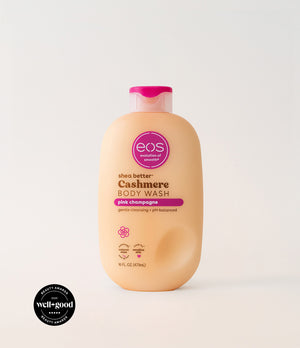 eos cashmere body wash on a white background