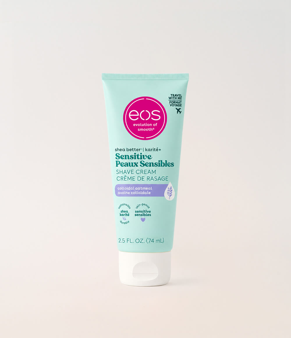 Travel Size Shea Butter Shave Cream for Sensitive Skin by eos