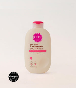 EOS Cashmere Body Wash bottle on a white background