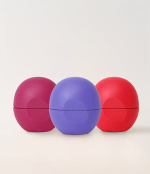 3-pack holiday lip balm spheres