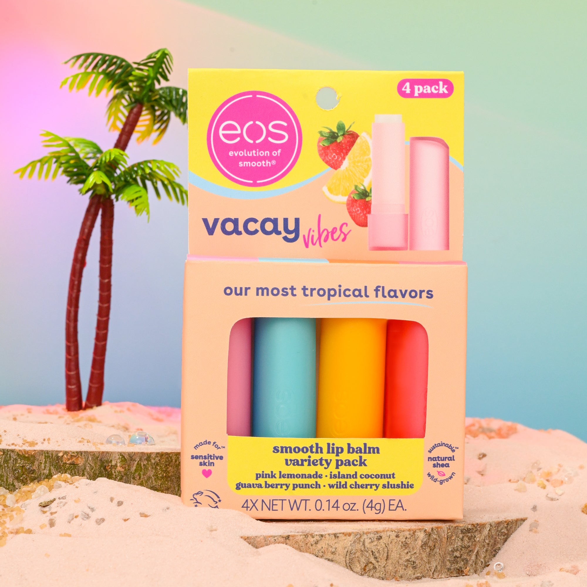 Vacay Vibes 4-Pack Lip Balm