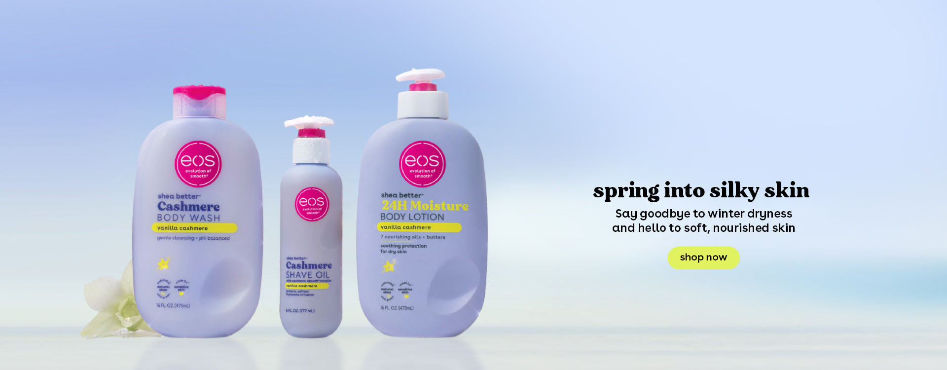 spring into silky skin