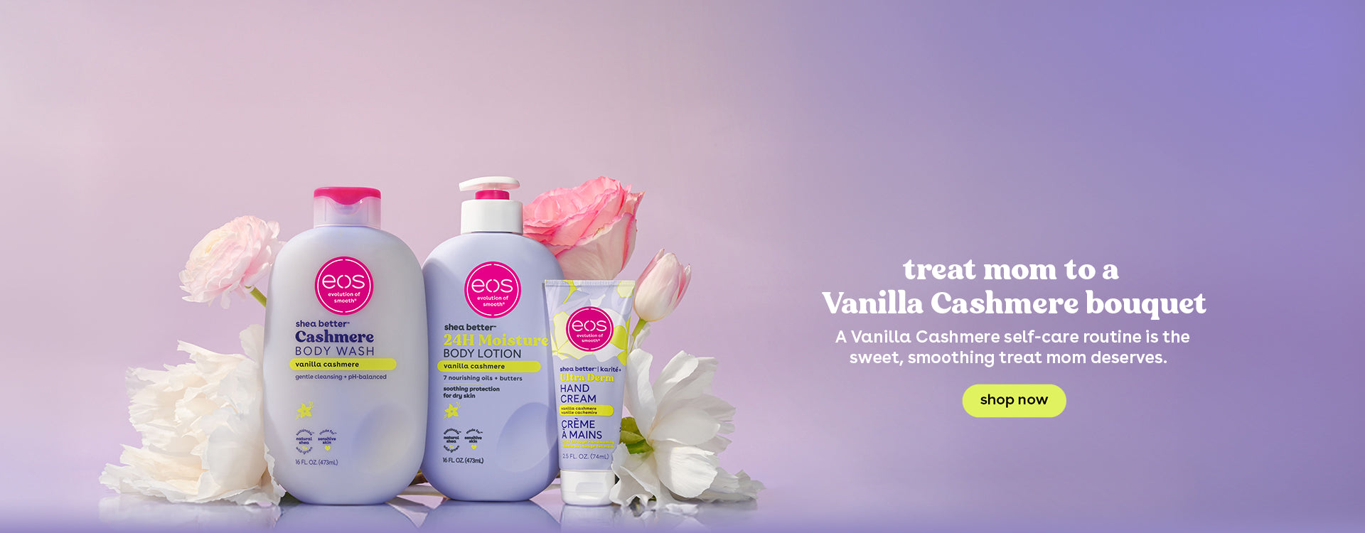 treat mom to a Vanilla Cashmere bouquet
