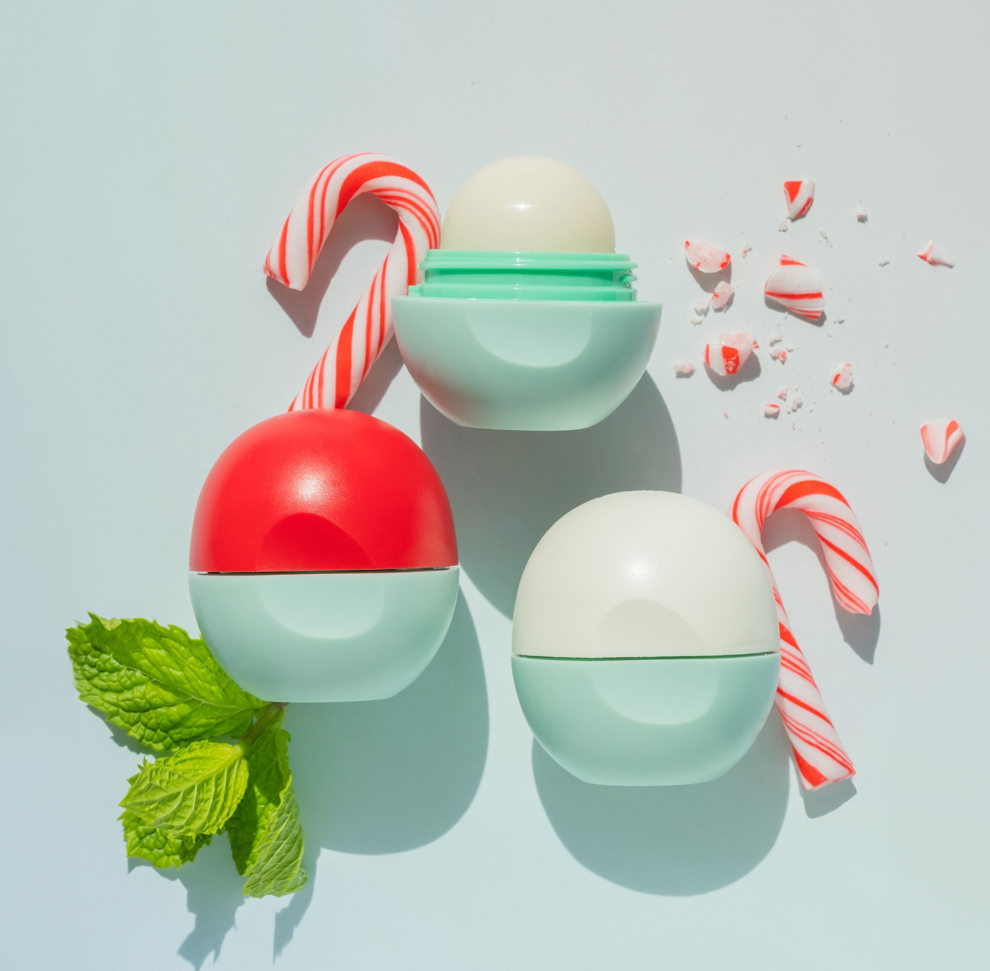 Flavors: Peppermint Twist, Candy Cane Swirl and Sweet Mint