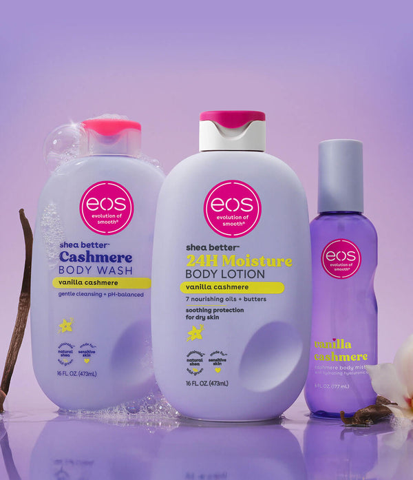 eos Vanilla Cashmere Collection | Our Iconic Warm Vanilla Scent