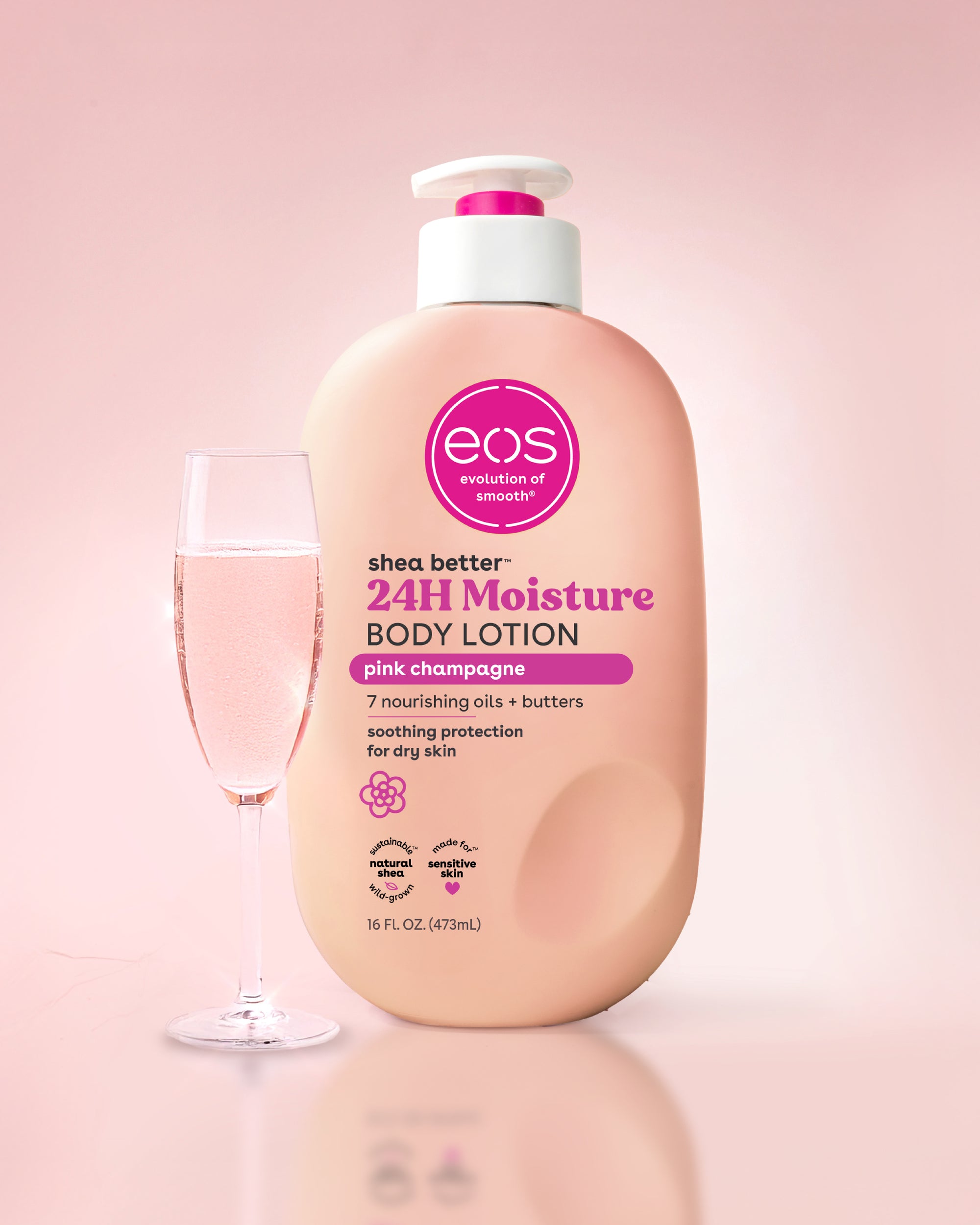 eos pink champage body lotion 