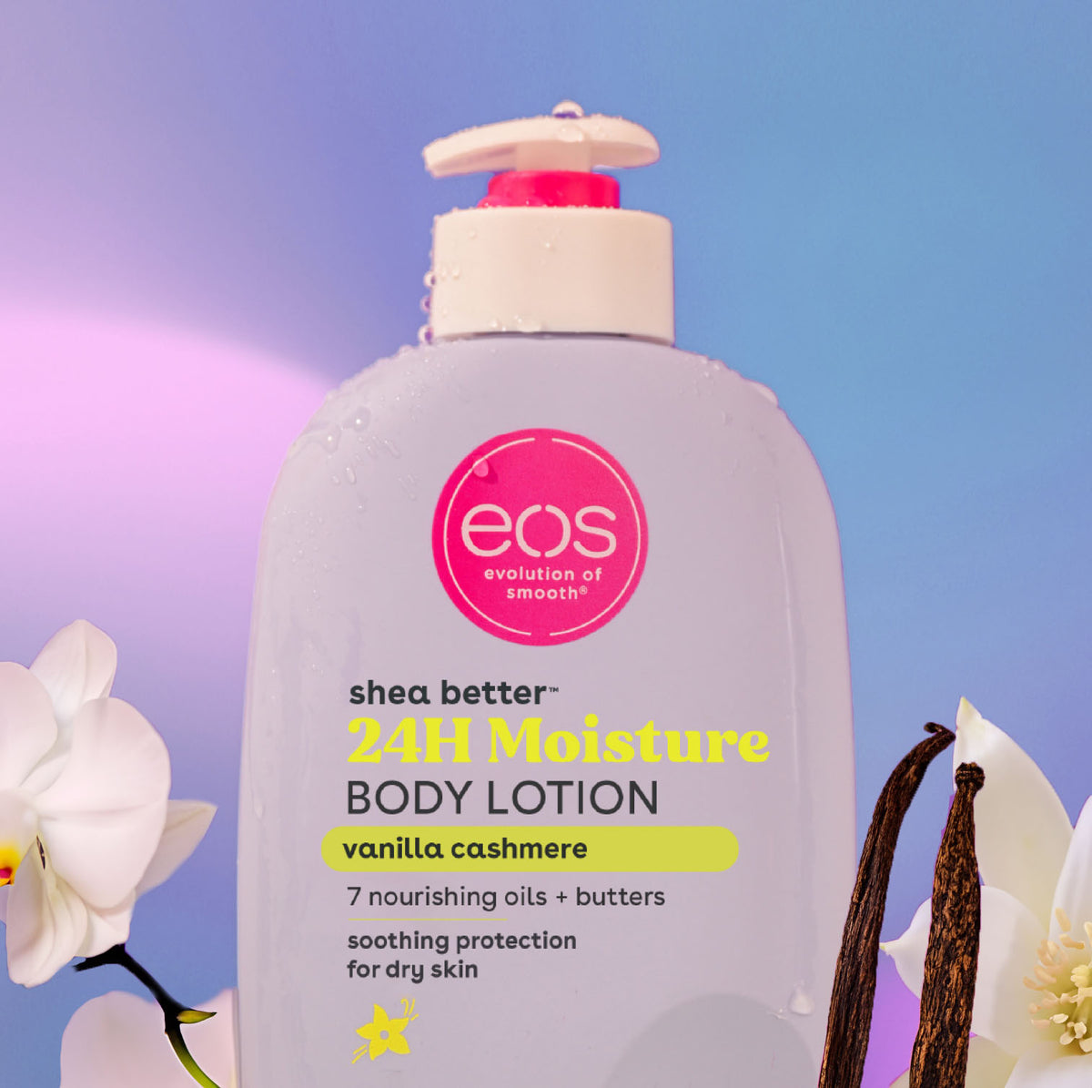 Scented and Fragrance-Free Body Lotion by eos