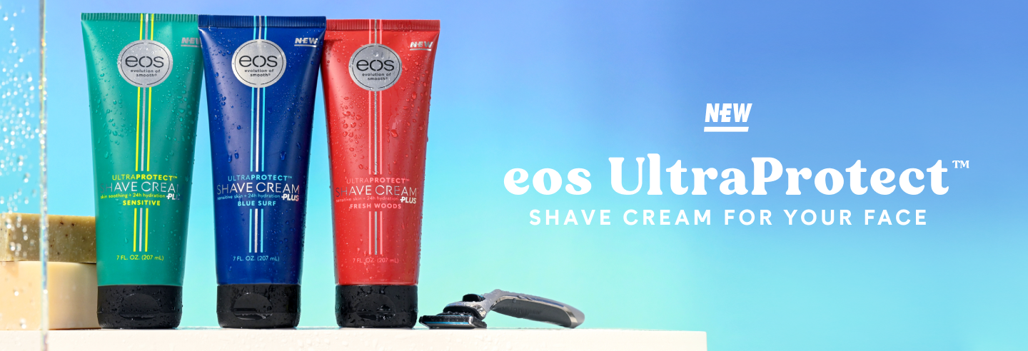 eos Ultra Protect Men's Shave Cream. Shave Cream for your face