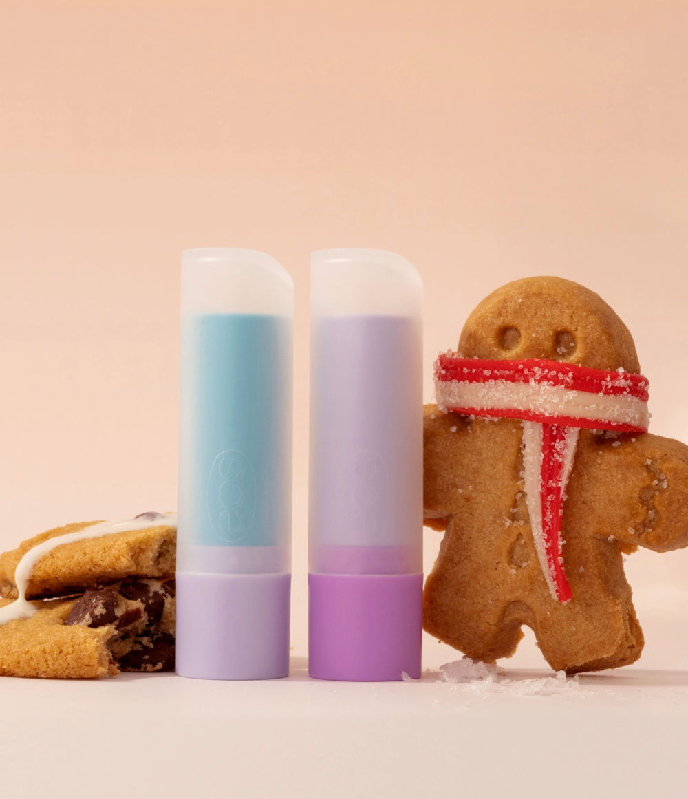 Iced Gingerbread + Milk & Cookies 2-Pack Lip Balm