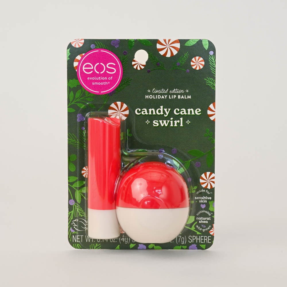 Candy Cane Swirl Stick & Sphere Lip Balm
